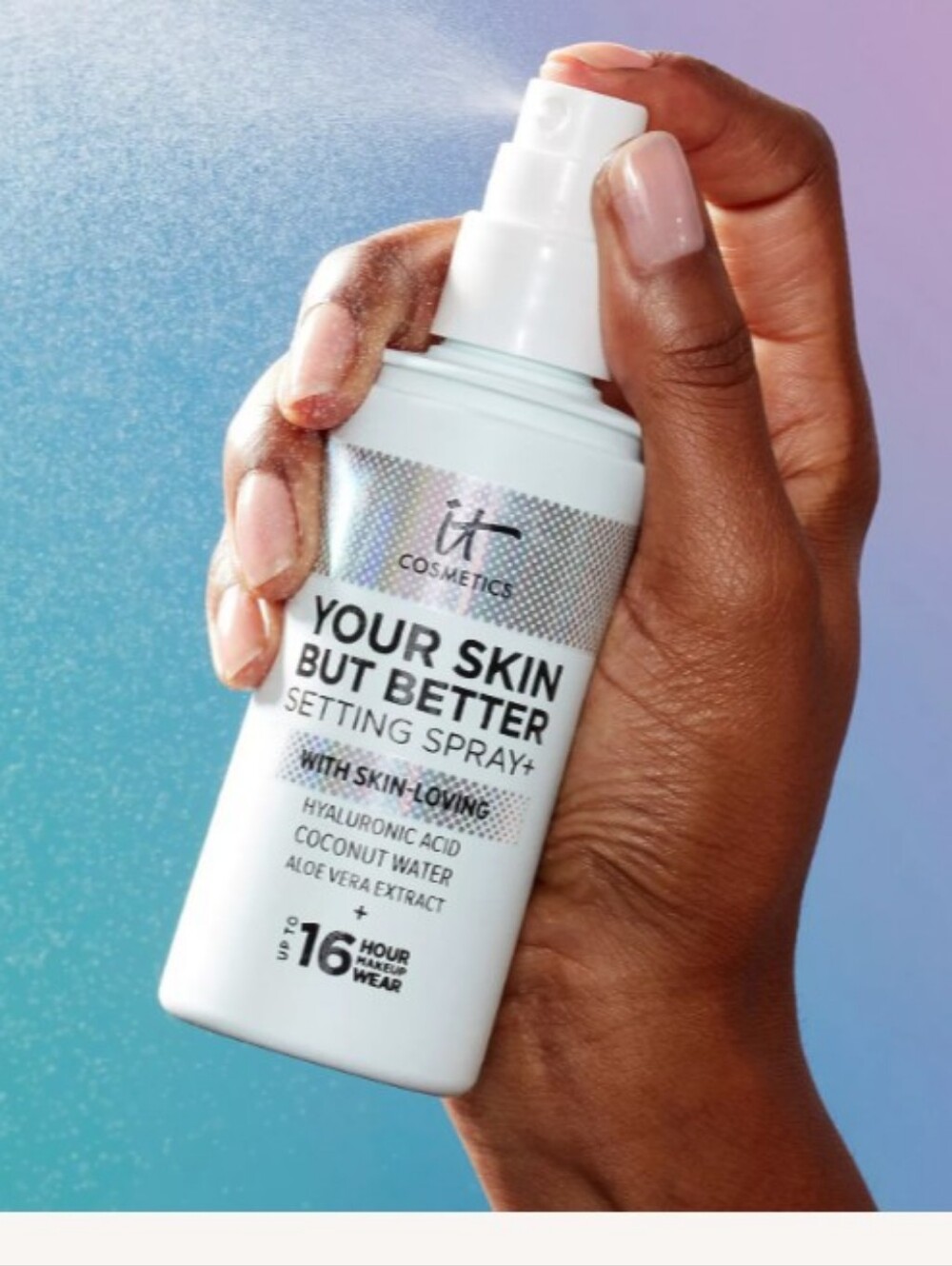 IT Cosmetics Your Skin But Better Setting Spray + Hydrating Mist is your multita